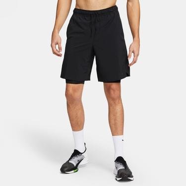  Nike Dri-Fit Unlimited Woven 9 inç 2In1 Erkek Siyah Tayt