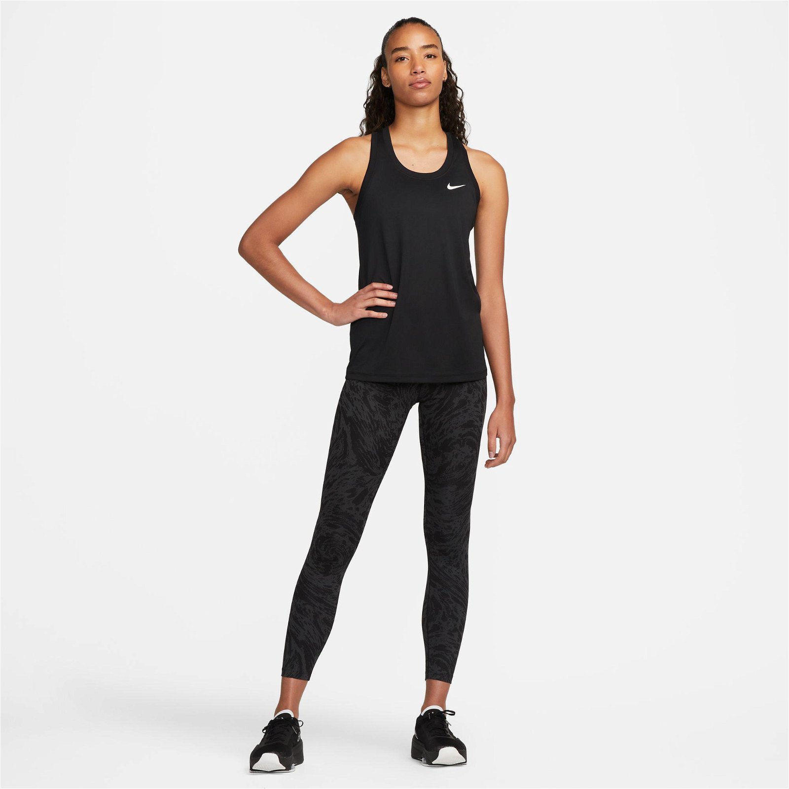 Nike Dri-Fit Tank Kadın Siyah Kolsuz T-Shirt