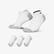 Nike Everyday Max Cush Ns 3'lü Unisex Beyaz Çorap