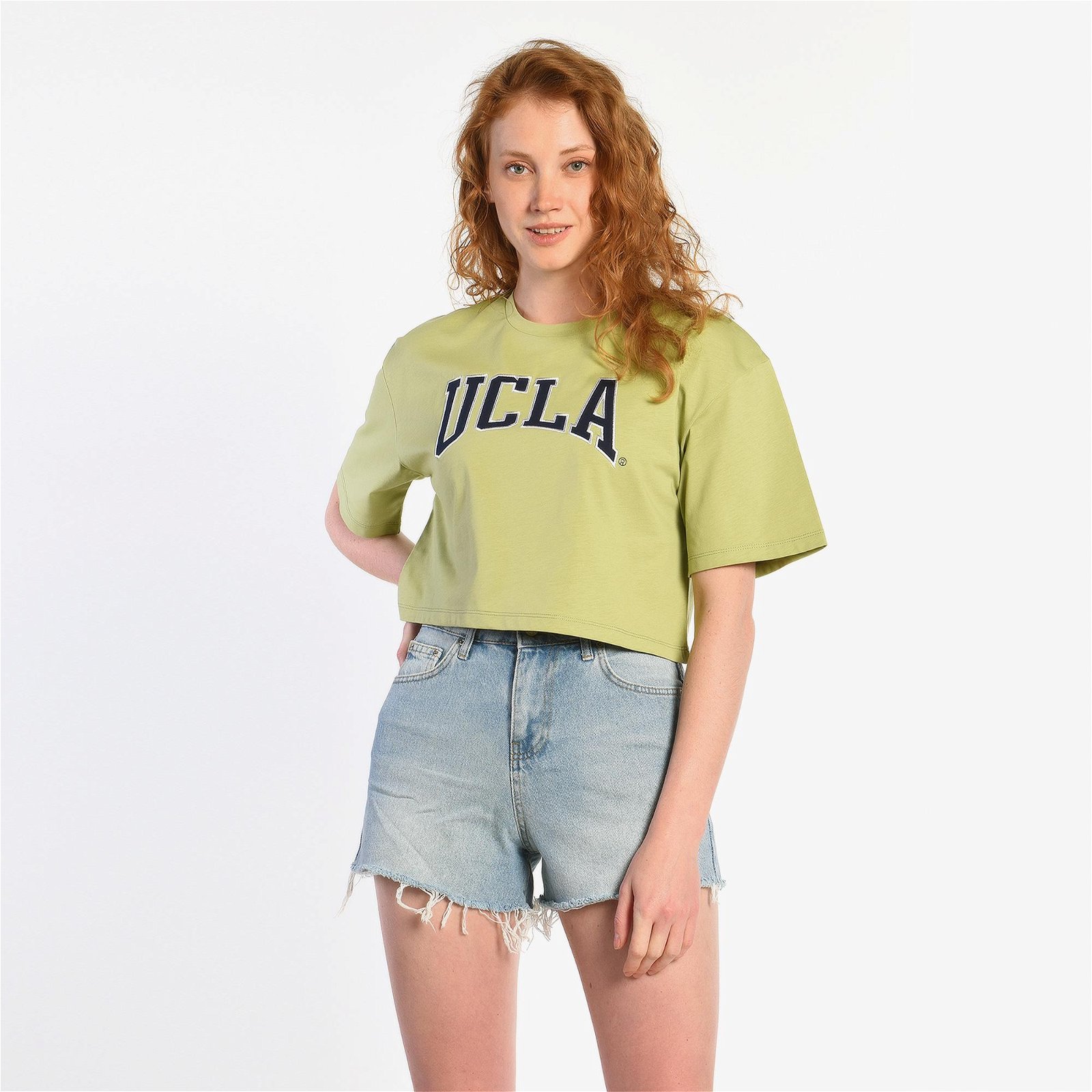 Ucla Helena Kadın Yeşil T-Shirt
