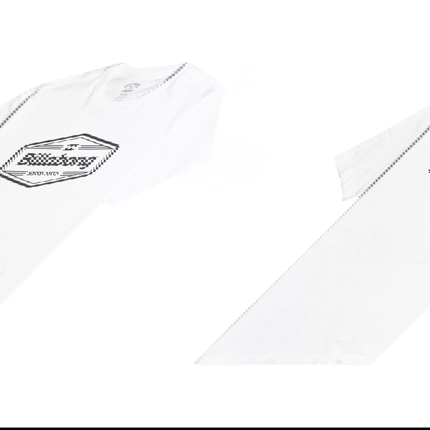 Billabong Trademark SS Erkek Tişört Beyaz