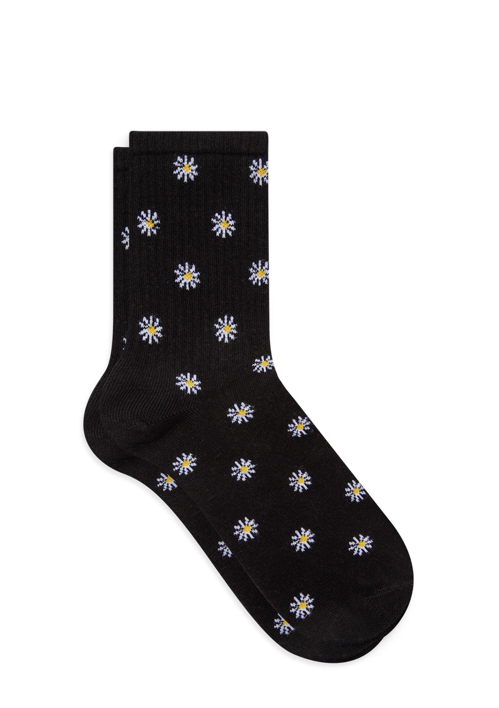 Mavi 3lü Çiçekli Soket Çorap Seti 1912028-620