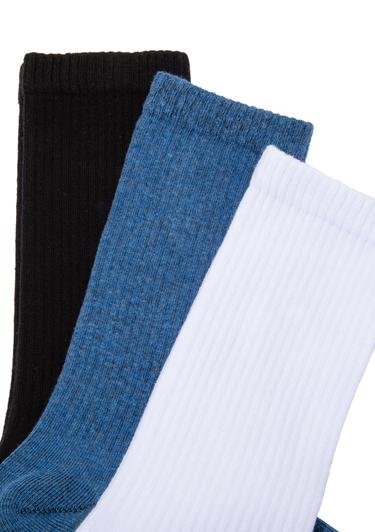  Mavi 3lü Soket Çorap 0911168-620