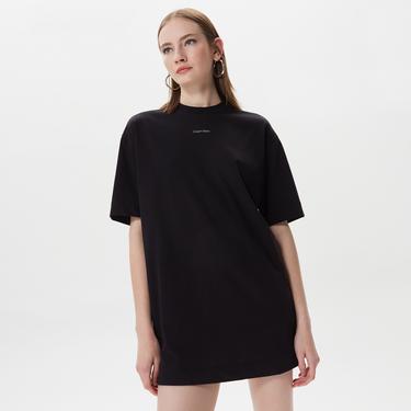  Calvin Klein Relaxed Fit Kadın Siyah Elbise