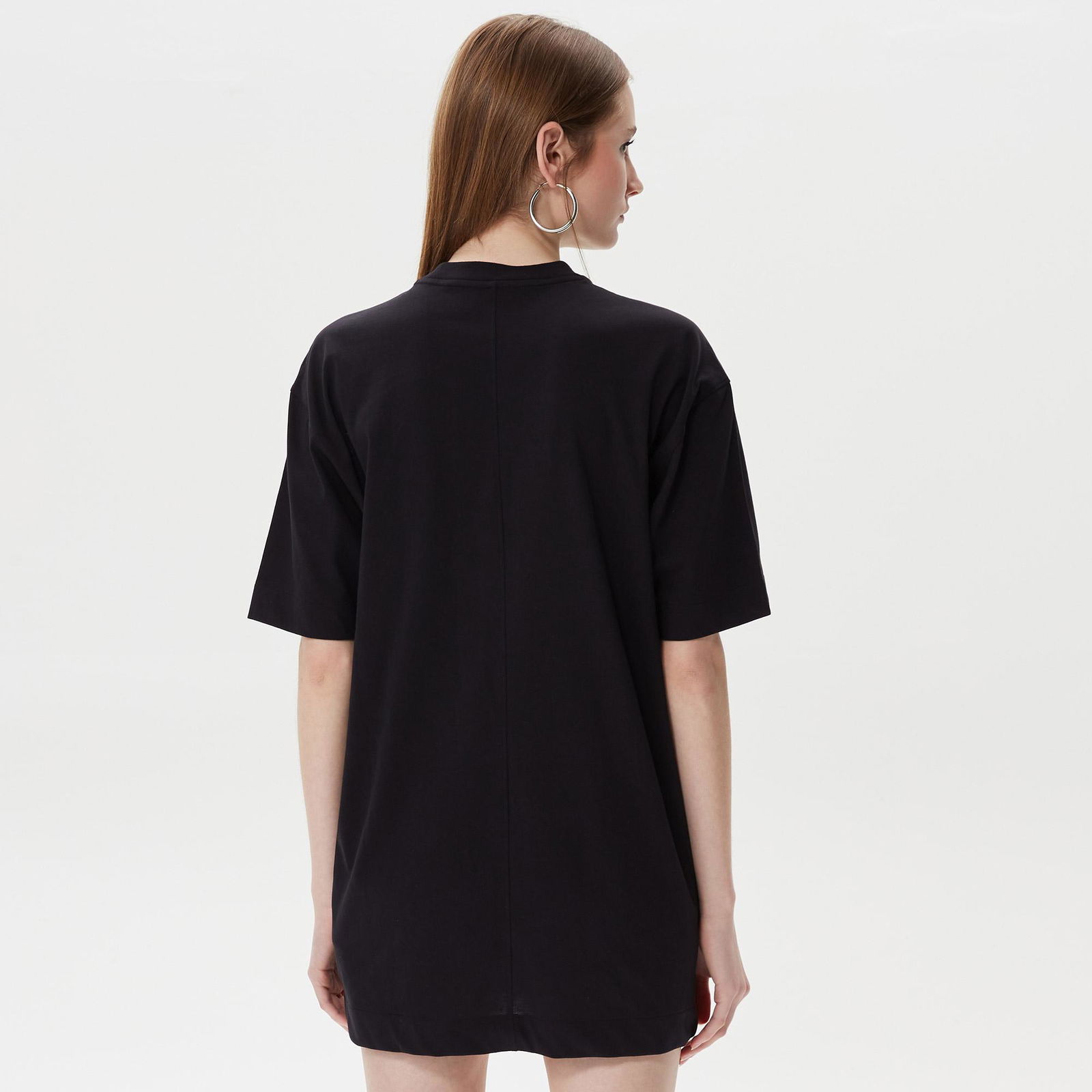 Calvin Klein Relaxed Fit Kadın Siyah Elbise