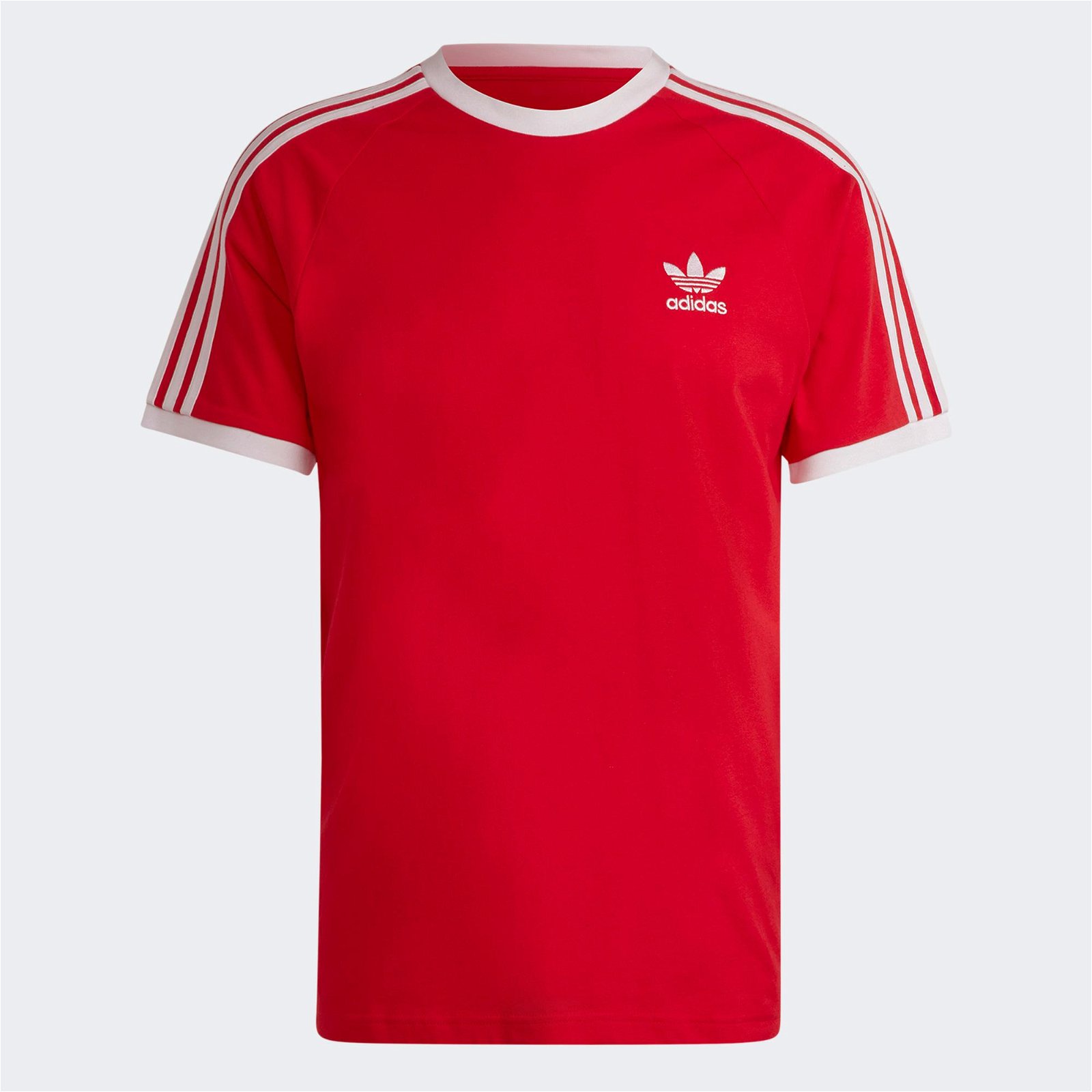 adidas Adicolor Classics 3-Stripes  Erkek Kırmızı T-Shirt