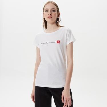  The North Face Neverstopexploring Kadın Beyaz T-Shirt