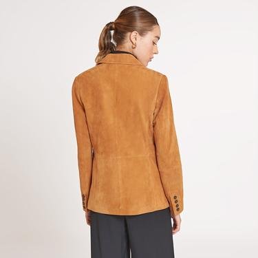  Jolanda Konyak Kadın Süet Deri Blazer Ceket