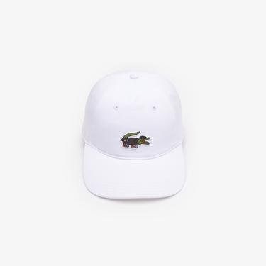  Lacoste Netflix Unisex Beyaz Şapka