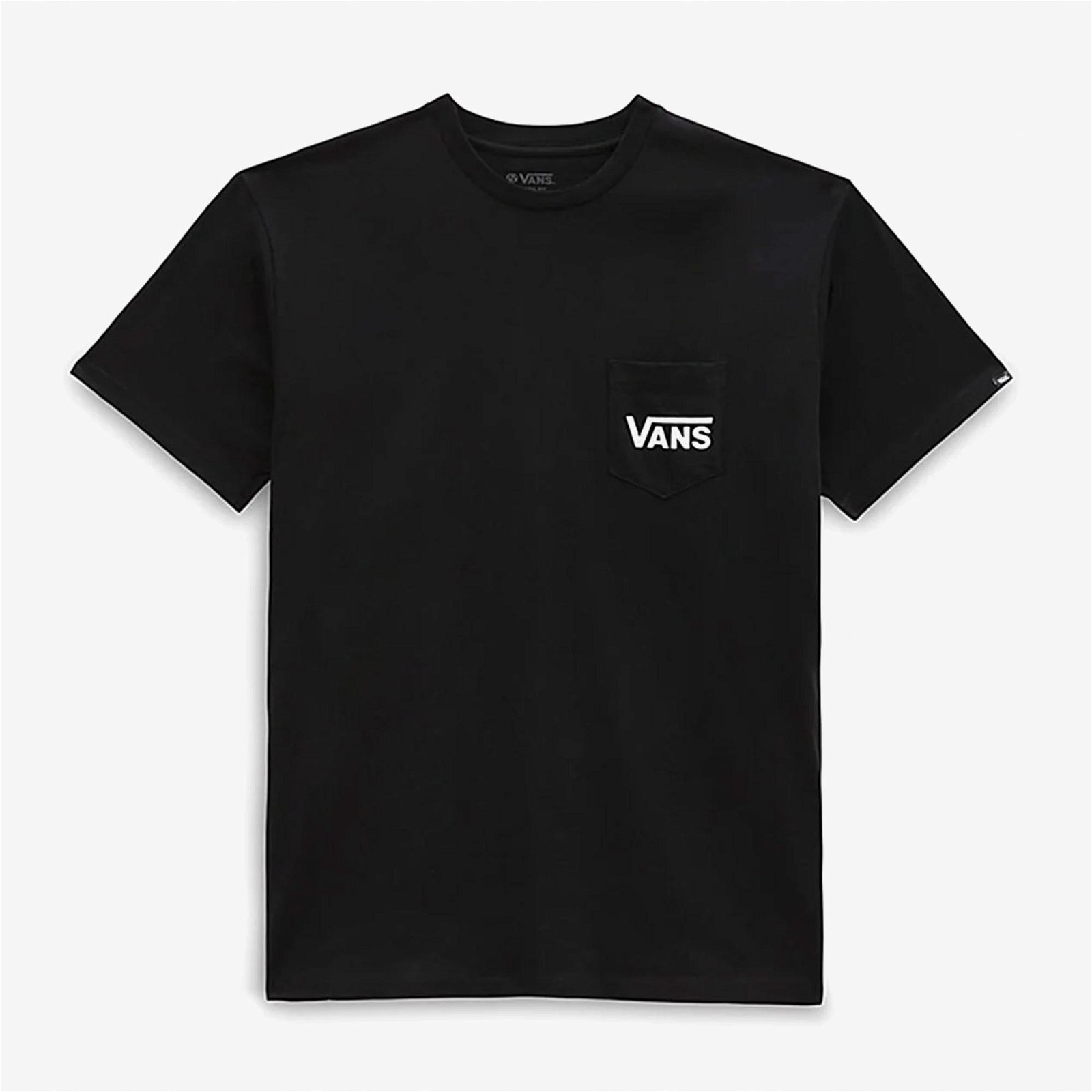 Vans Style 76 Back Erkek Siyah/Beyaz T-Shirt
