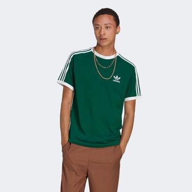  adidas Adicolor Classics 3-Stripes  Erkek Yeşil T-Shirt