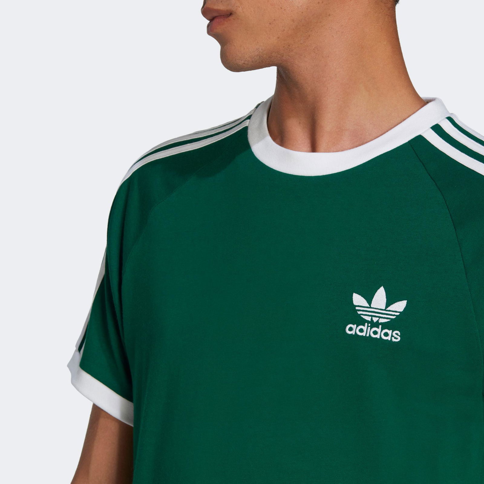adidas Adicolor Classics 3-Stripes  Erkek Yeşil T-Shirt