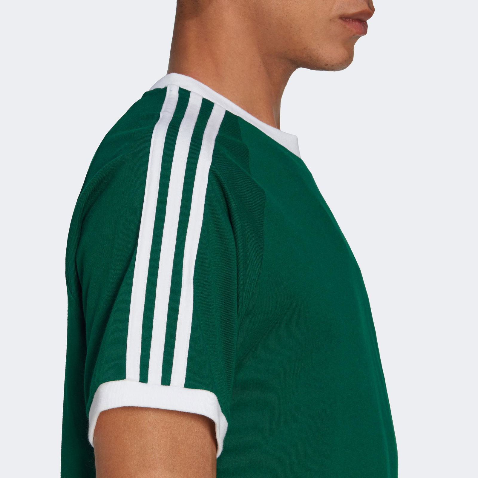 adidas Adicolor Classics 3-Stripes  Erkek Yeşil T-Shirt