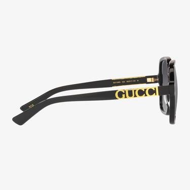  Gucci 0GC001949 Rectangle Siyah Güneş Gözlüğü