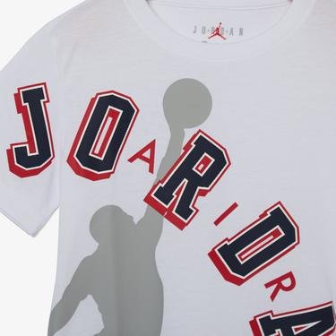  Jordan Arch Logo Çocuk Beyaz T-Shirt