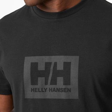  Helly Hansen Hh Box T Erkek Siyah T-Shirt
