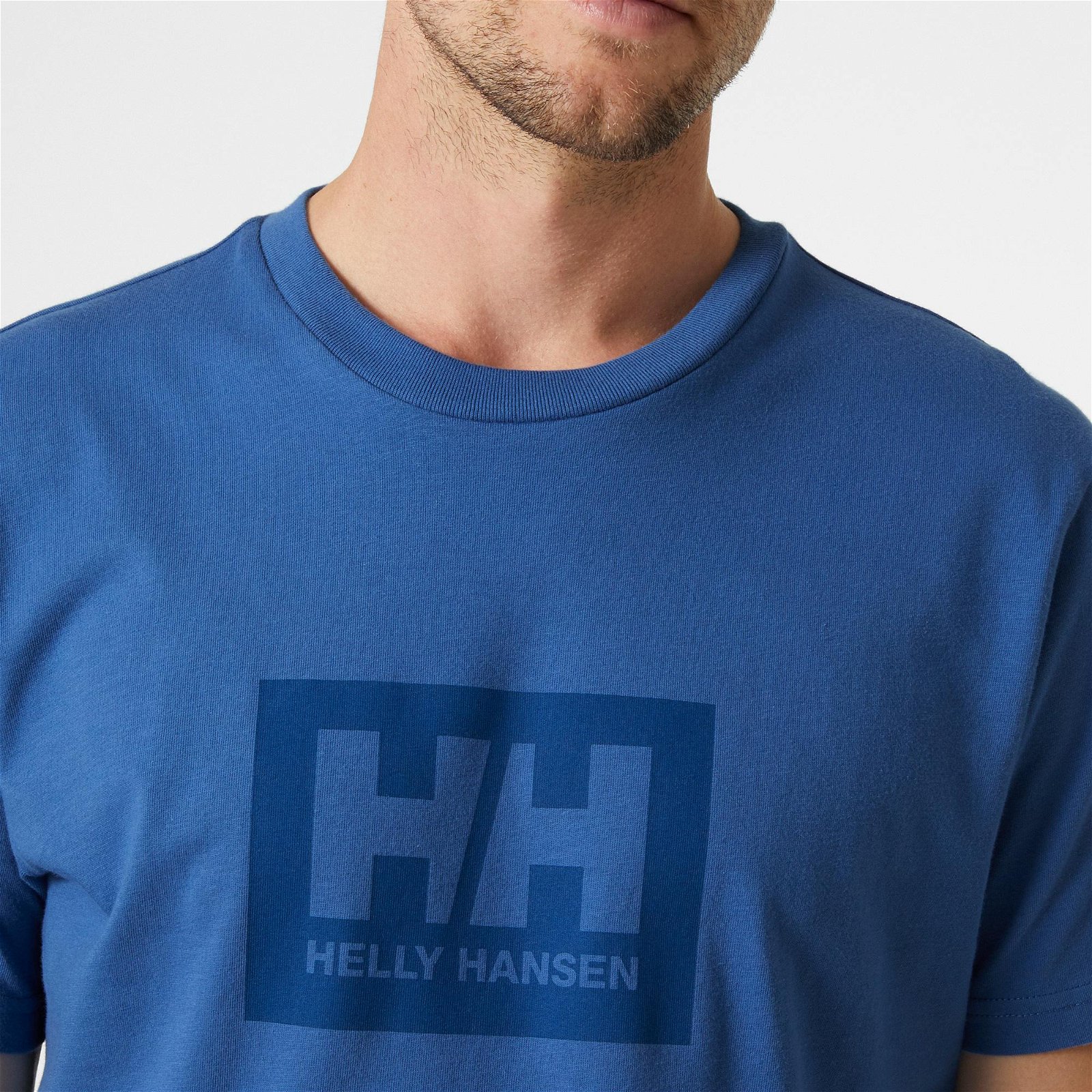 Helly Hansen Hh Box T Erkek Mavi T-Shirt