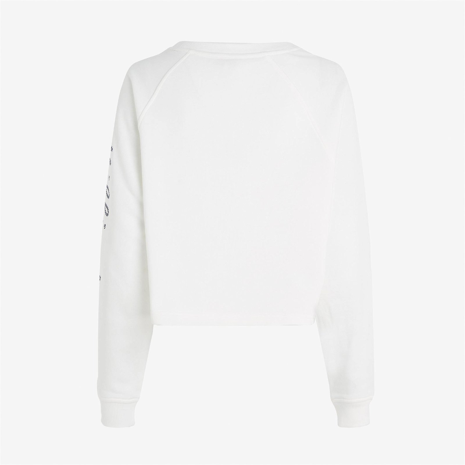Tommy Hilfiger Regular Rope Puff Print C-Neck Swtshrt Kadın Beyaz Sweatshirt