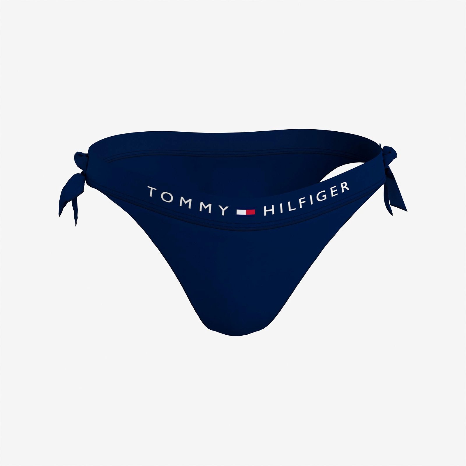 Tommy Hilfiger Side Tie Cheeky Kadın Mavi Bikini Altı