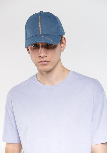  Mavi Mavi Jeans Baskılı Indigo Şapka 0910819-82758