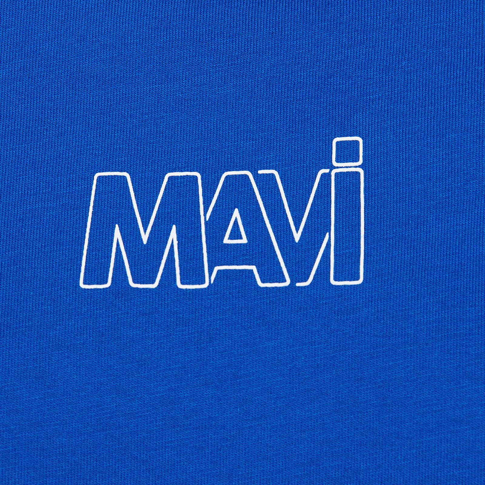 Mavi Mavi Logo Baskılı Mavi Tişört Oversize / Geniş Kesim 1611592-70910