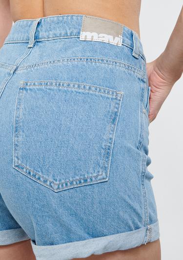  Mavi CLARA Açık Mavi 90s Jean Şort 1450184391