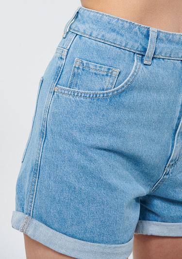  Mavi CLARA Açık Mavi 90s Jean Şort 1450184391
