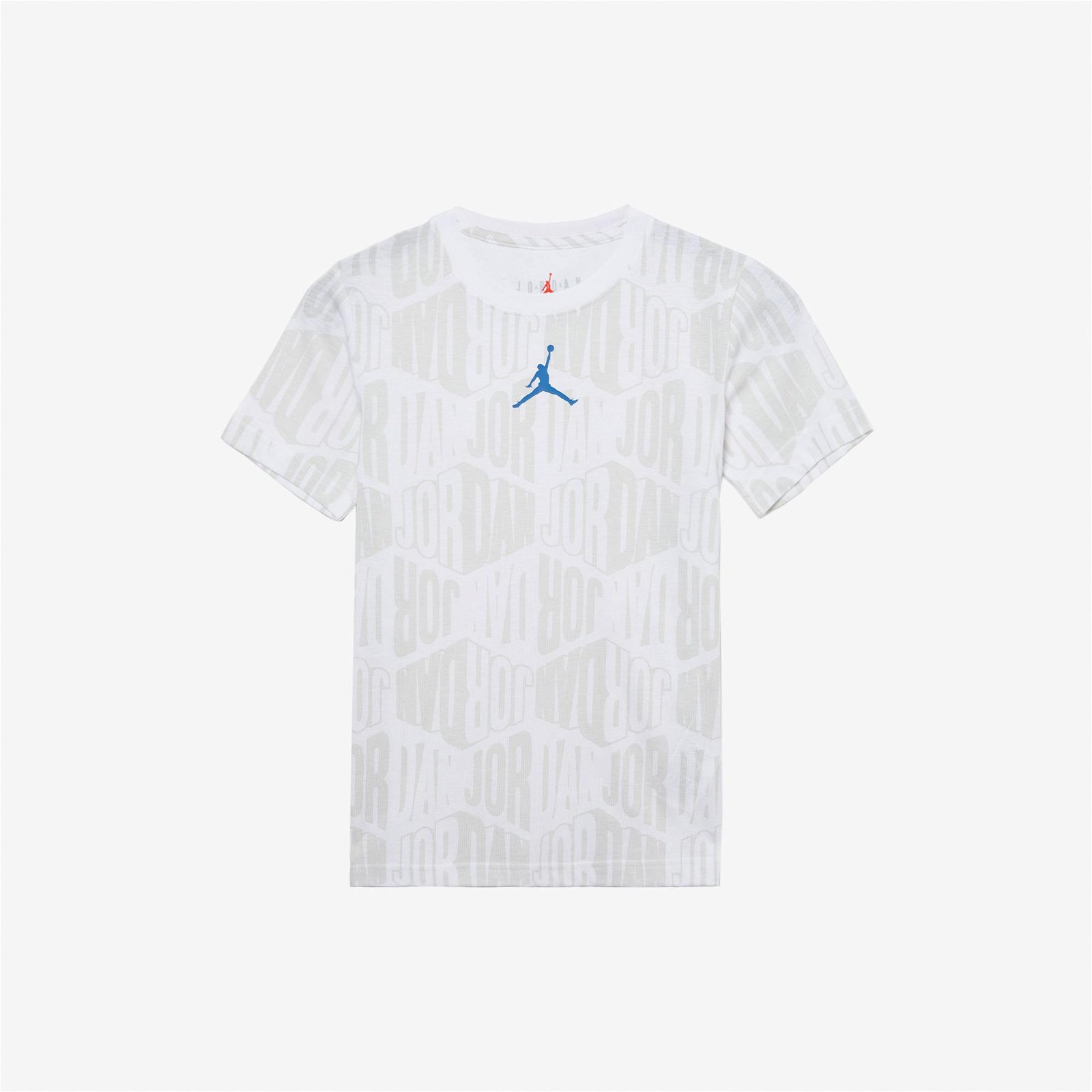 Jordan Diamond Aop Çocuk Beyaz T-Shirt