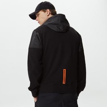  Skechers Fleece Pop Up Detailed Full Zip Erkek Siyah Sweatshirt