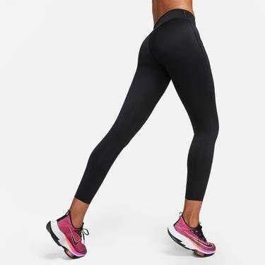  Nike Dri-Fit Go Mid Rise 7/8 Kadın Siyah Tayt