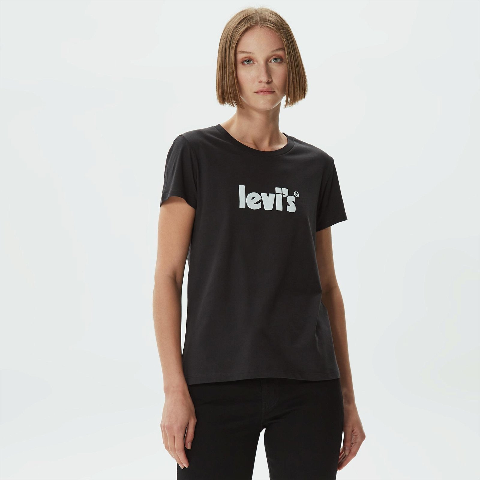 Levi's Lse The Perfect Kadın Siyah T-Shirt