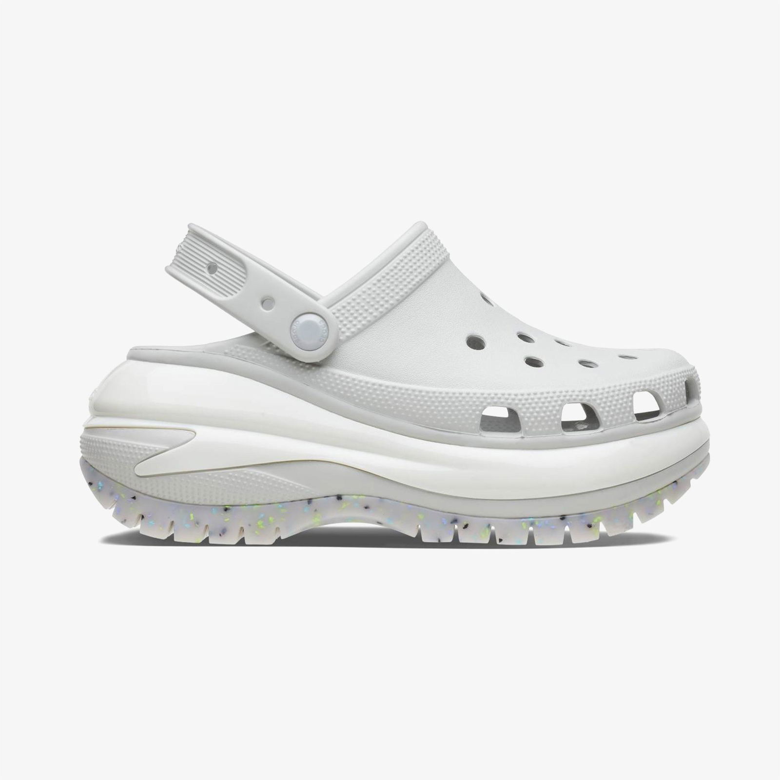 Crocs Classic Mega Crush Clog Kadın Gri Terlik