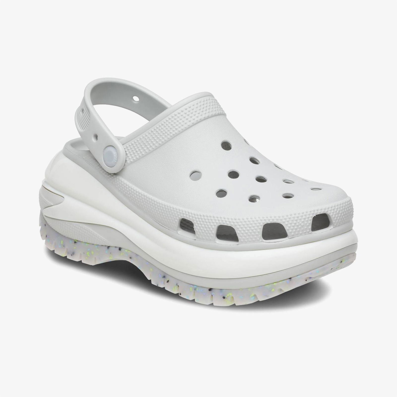 Crocs Classic Mega Crush Clog Kadın Gri Terlik