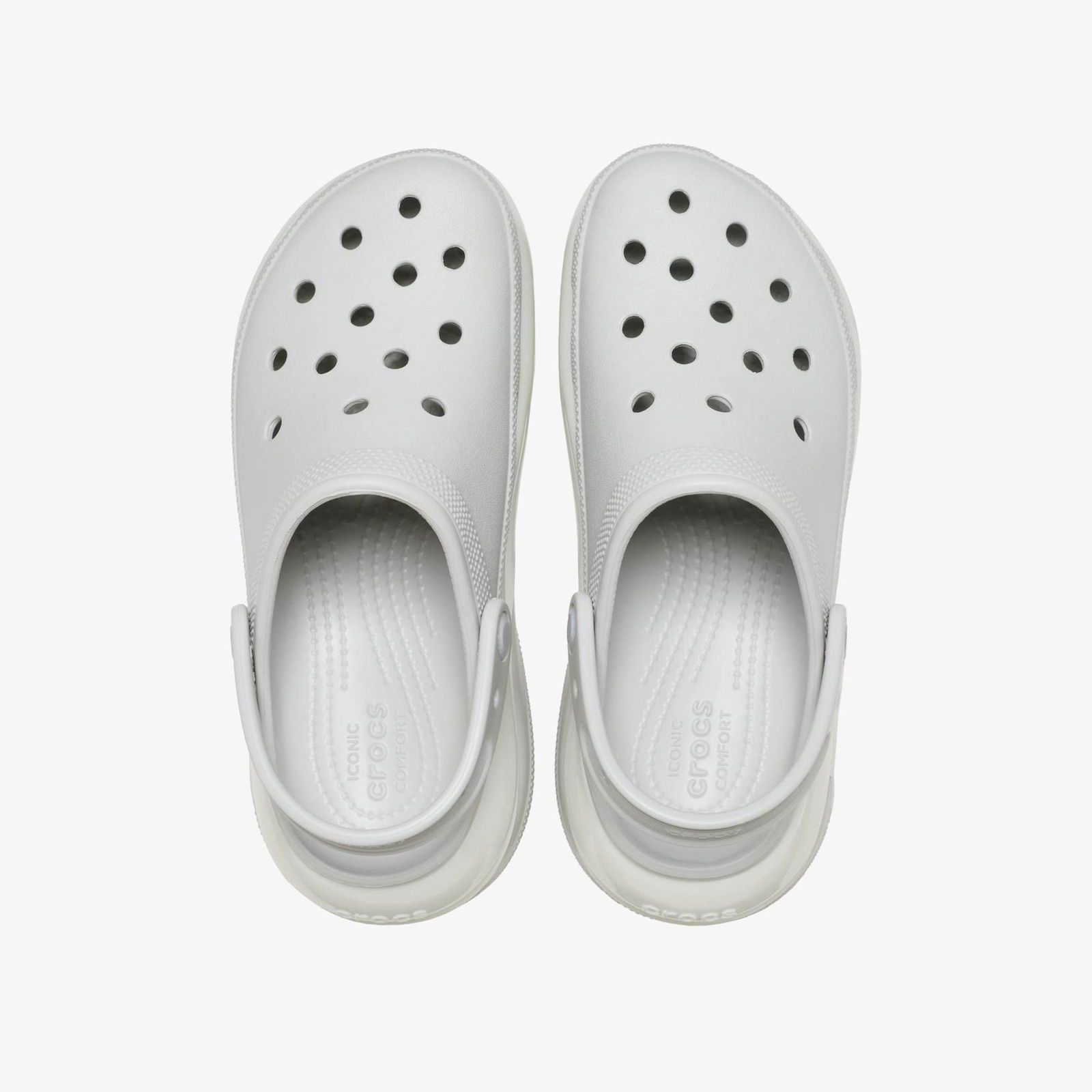 Crocs Classic Mega Crush Clog Kadın Gri Terlik