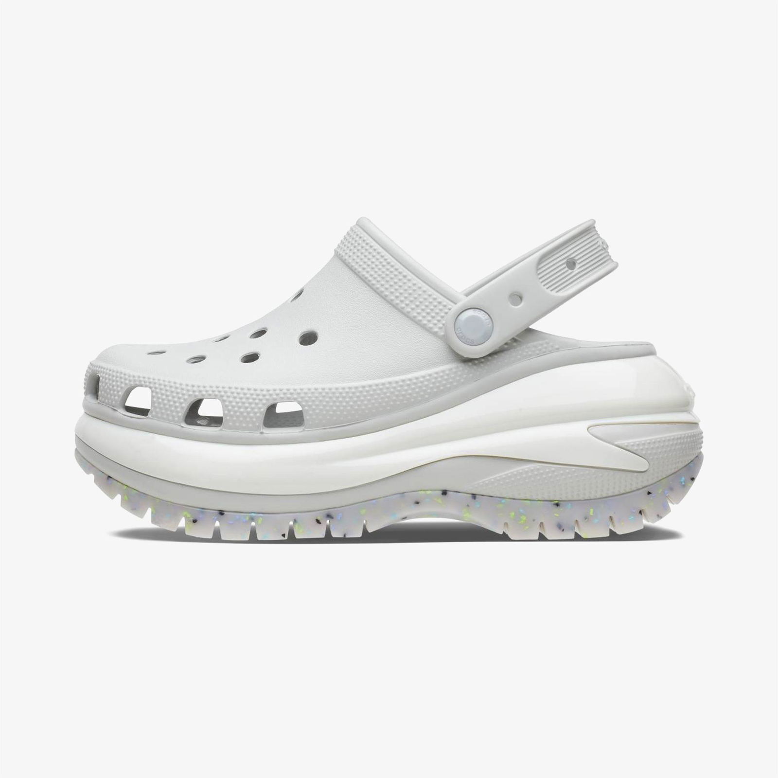 Crocs Classic Mega Crush Clog Kadın Gri Terlik