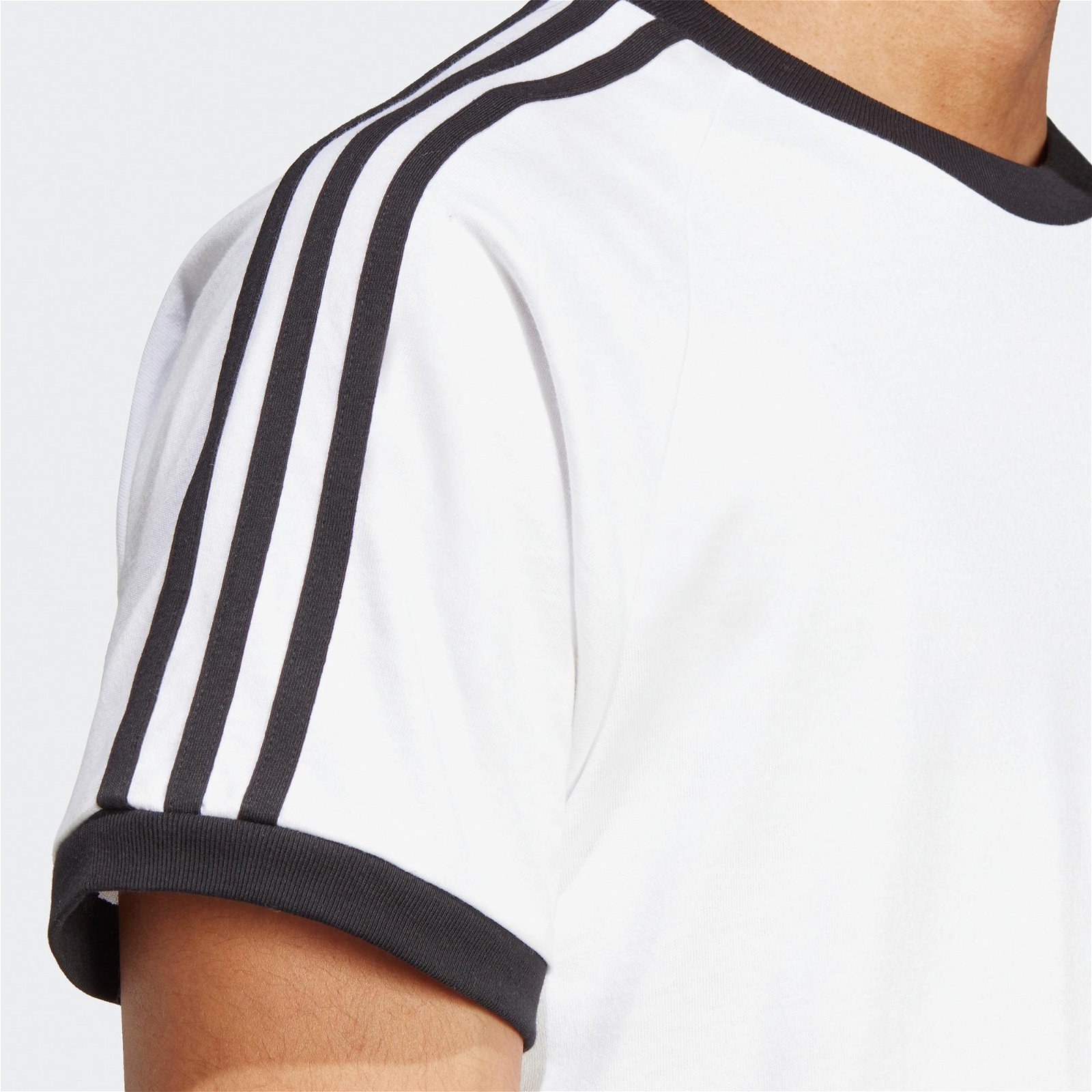 adidas Adicolor Classics 3-Stripes  Erkek Beyaz T-Shirt