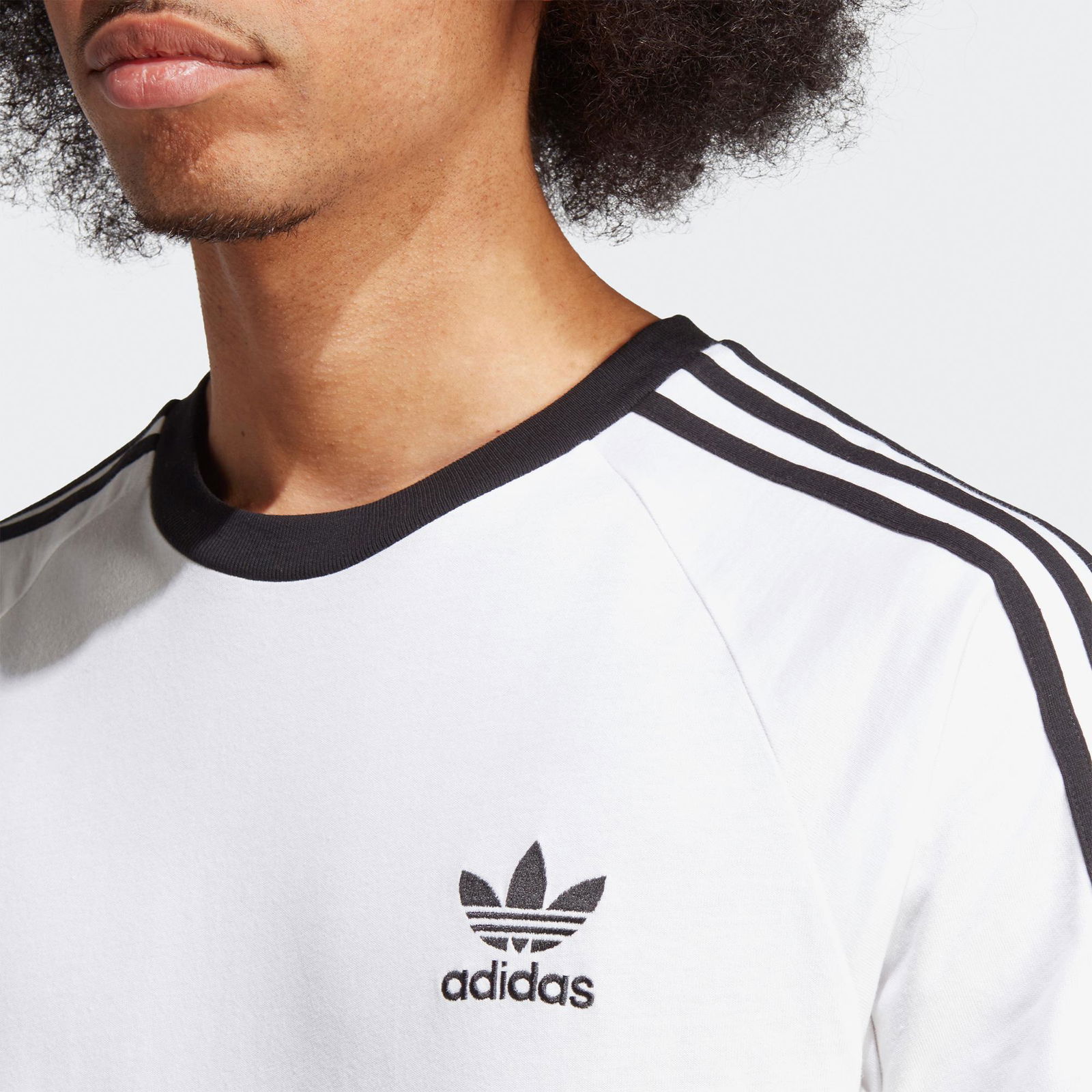 adidas Adicolor Classics 3-Stripes  Erkek Beyaz T-Shirt