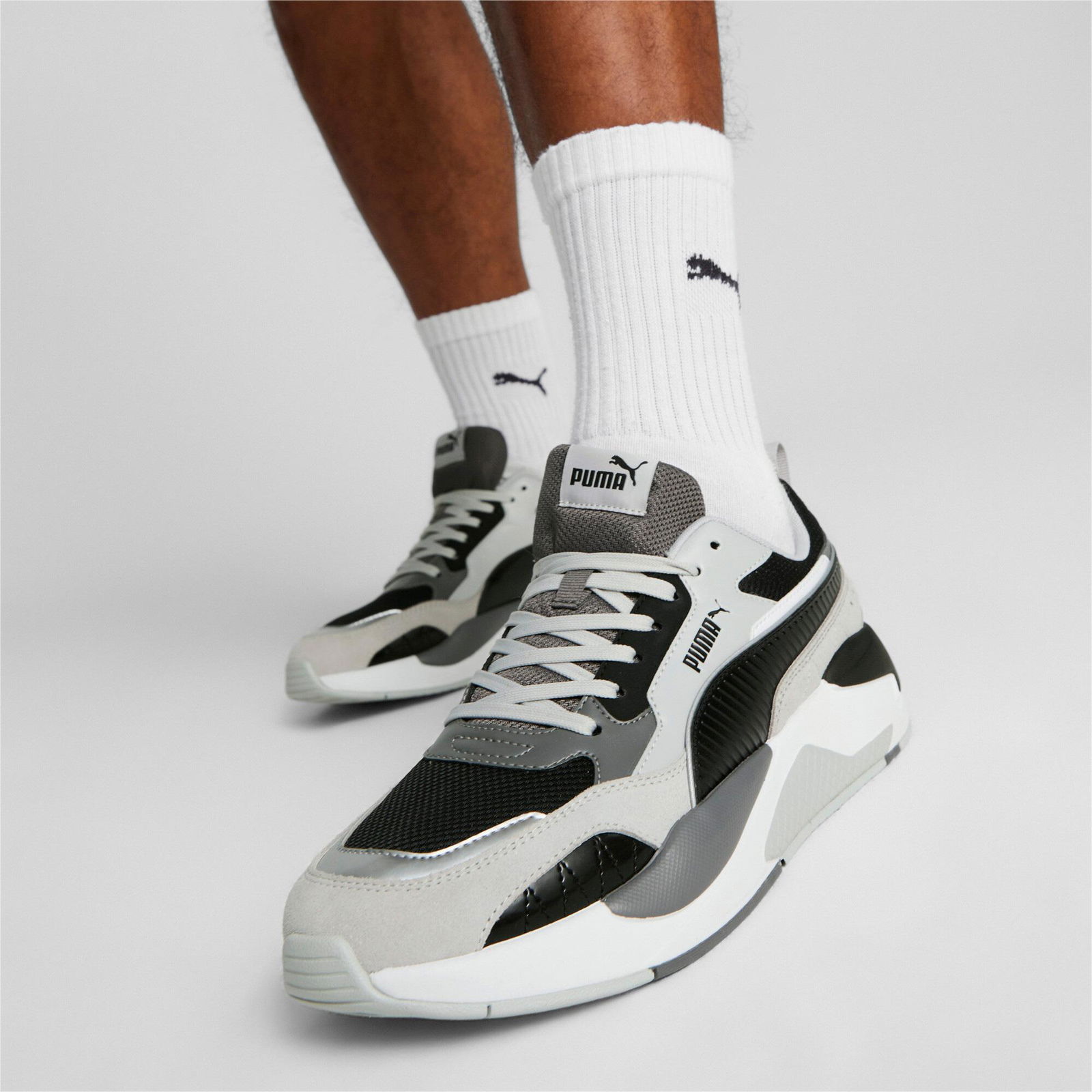 Puma X-Ray 2 Square Sd Cool Light Erkek Siyah Spor Ayakkabı