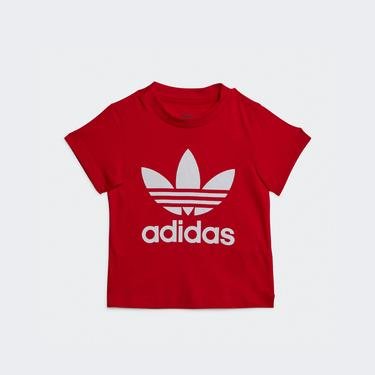  adidas Trefoil  Çocuk Kırmızı T-Shirt