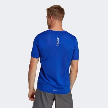 adidas Adizero  Erkek Mavi T-Shirt