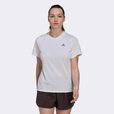  adidas Run Icons Koşu Kadın Beyaz T-Shirt