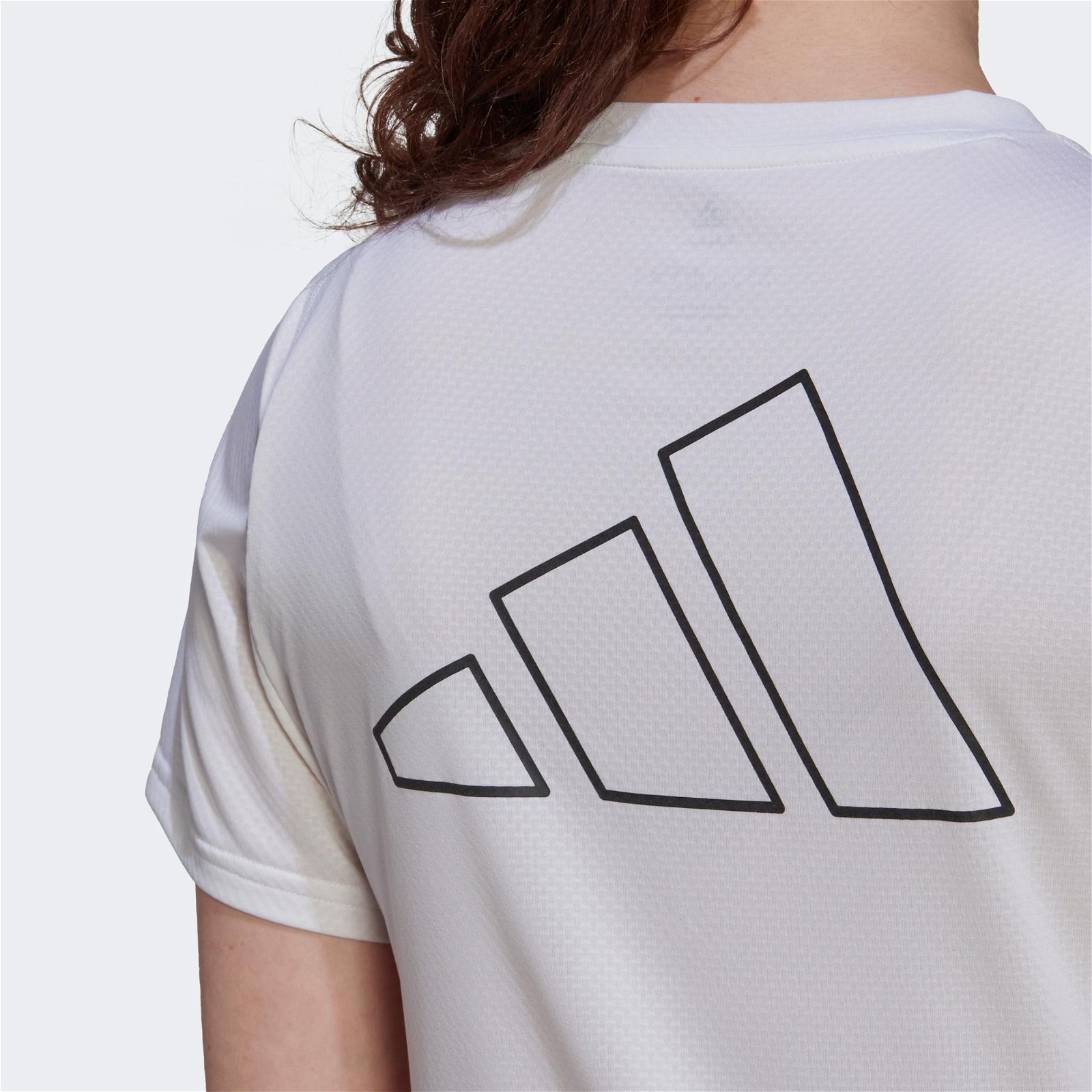 adidas Run Icons Koşu Kadın Beyaz T-Shirt