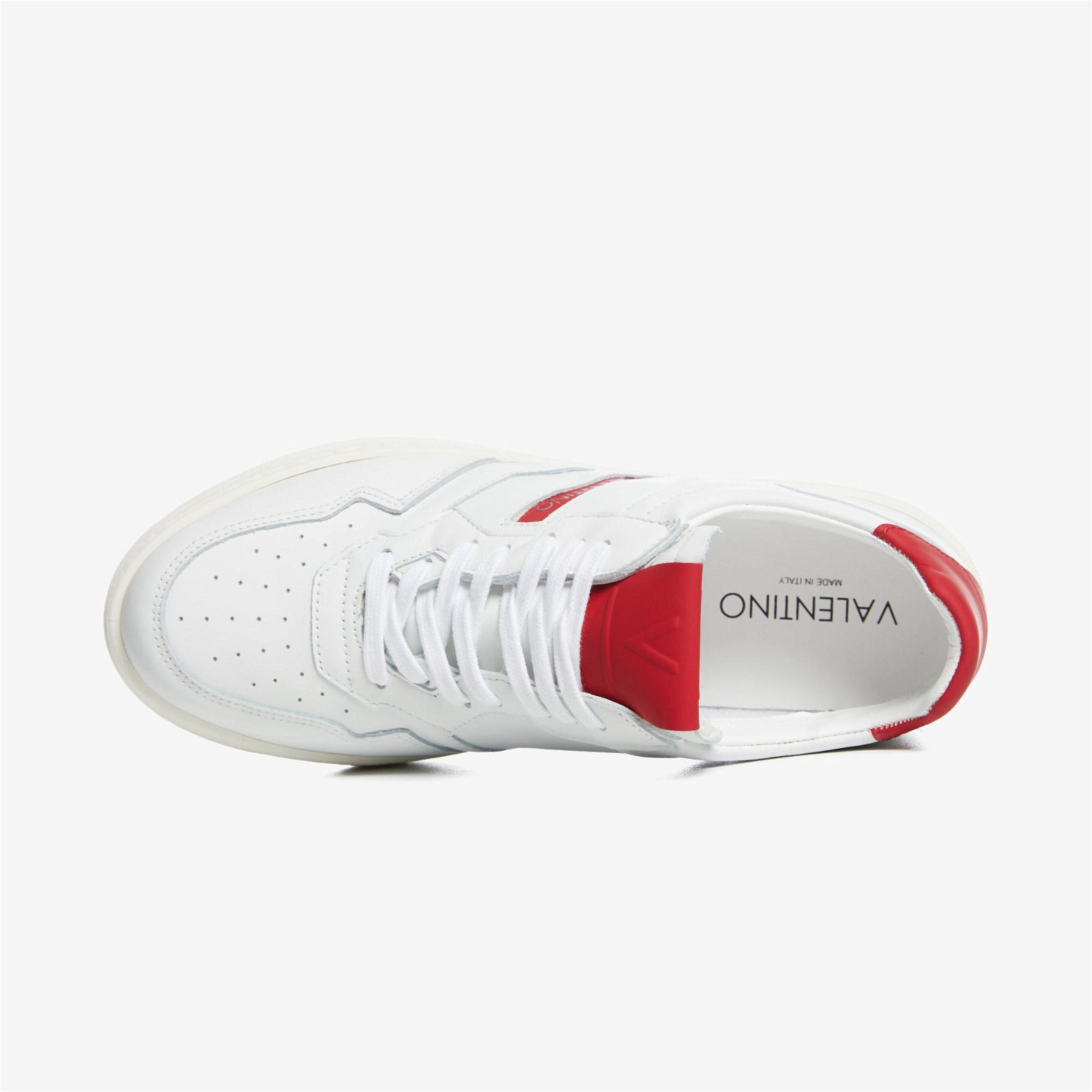 Mario Valentino Apollo Erkek Beyaz - Kırmızı Spor Ayakkabı