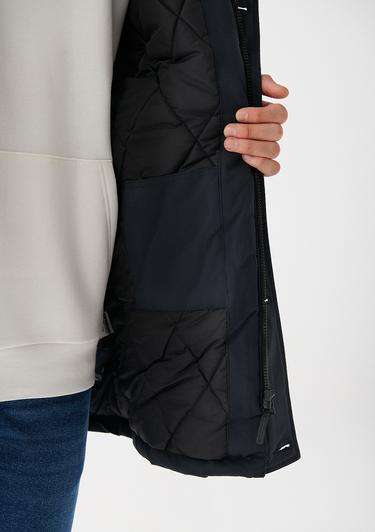 Mavi Kapüşonlu Gri Parka Regular Fit / Normal Kesim 010463-34332