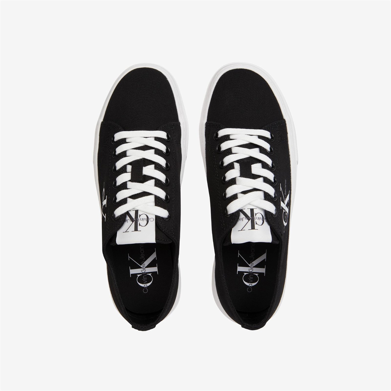 Calvin Klein Flatform+ Cupsole Low Kadın Siyah Sneaker