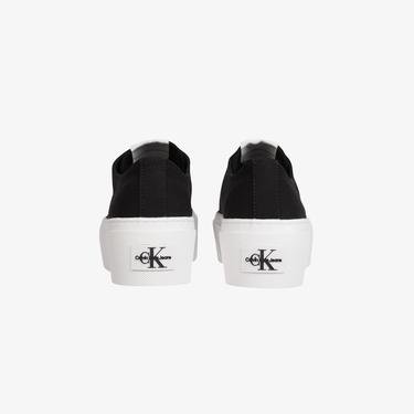  Calvin Klein Flatform+ Cupsole Low Kadın Siyah Sneaker