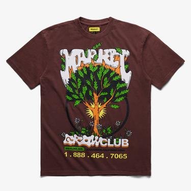  Market Growclub Erkek Bordo T-Shirt