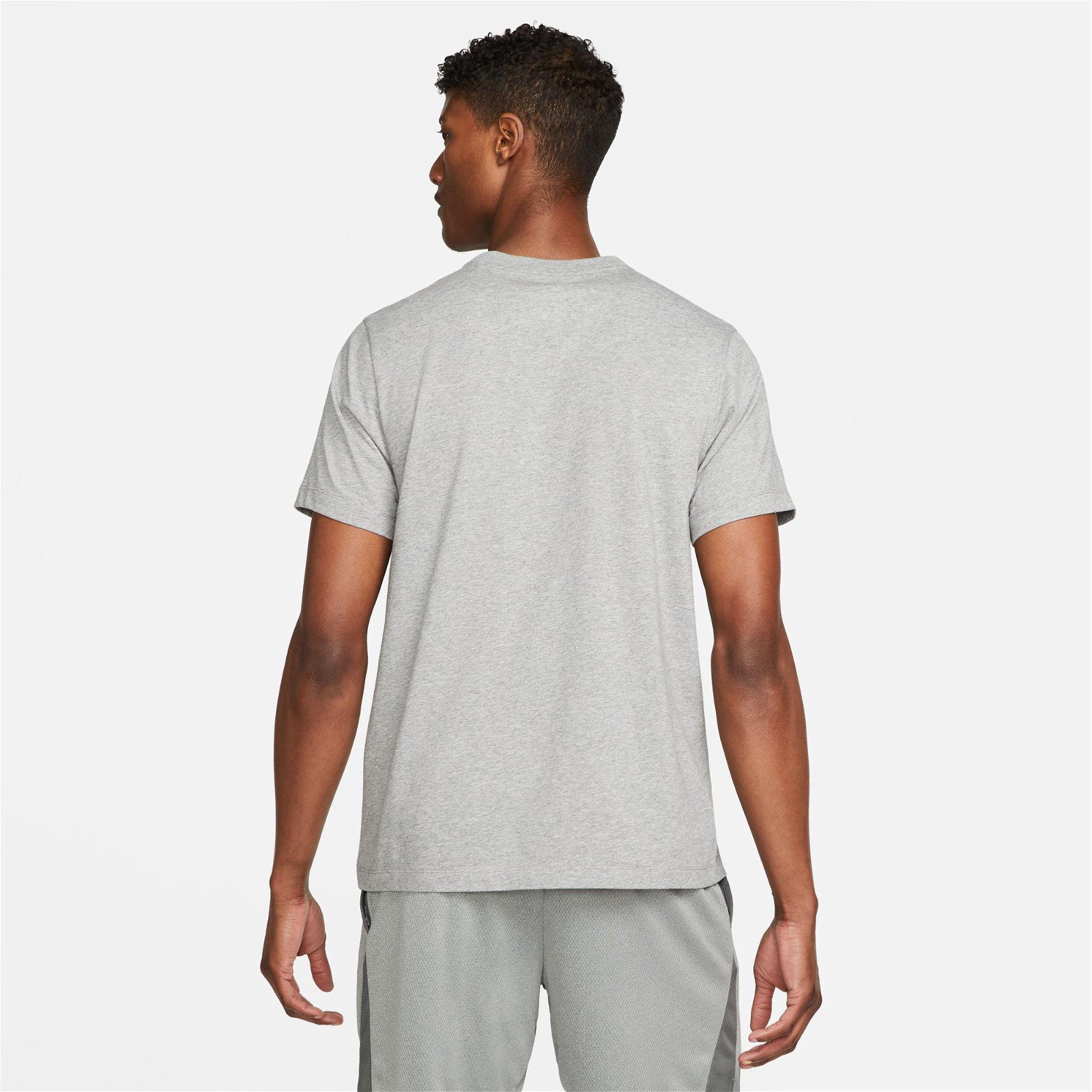 Nike Dri-Fit Dri-Fitc Crew Solid Erkek Gri T-Shirt