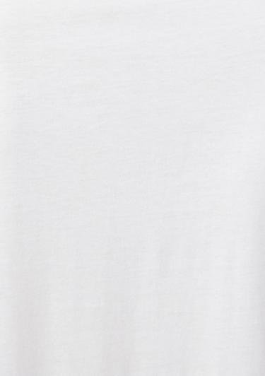 Mavi Doğa Dostu Beyaz Basic Tişört Slim Fit / Dar Kesim 066901-620