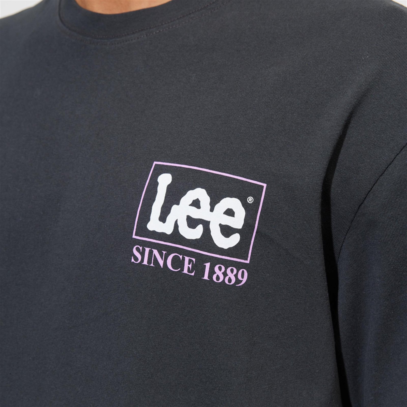 Lee Erkek Siyah T-Shirt